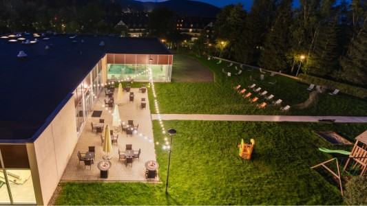 Hôtel dans les montagnes à Karpacz, repos sur Śnieżka